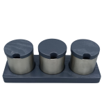 3'lü Baharat Seti(Mat Paslanmaz)